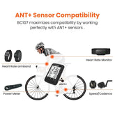 GPS Bike Computer with Bluetooth, Strava & ANT+